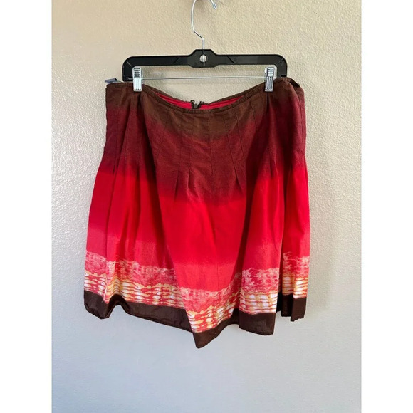 Hillard & Hanson Women's Red Skirt, red skirt, midi skirt, knee length skirt - Picture 2 of 6